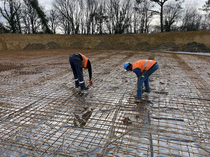 Tiges d’acier pour béton