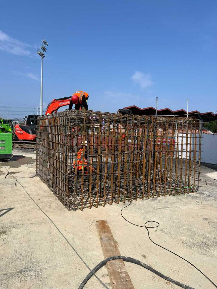 Ossature constructive pour béton armé