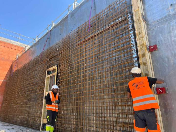 Tiges d’acier pour béton